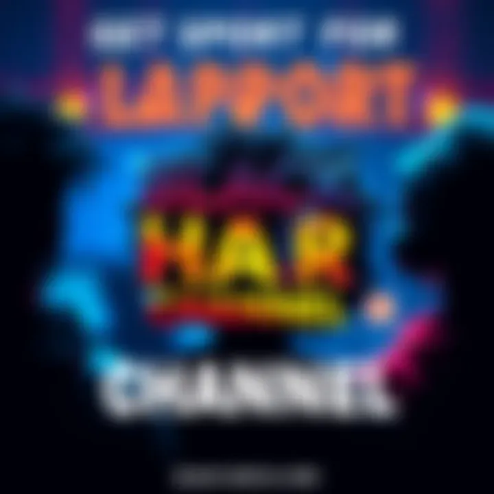 A vibrant graphic promoting a channel asking for support on black hair requests with colorful accents and engaging text.
