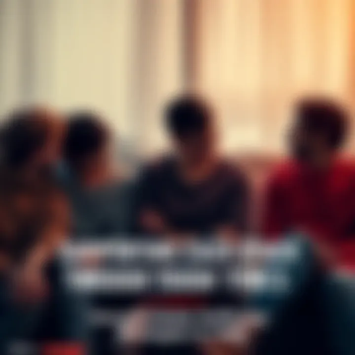 A group of people sitting together, sharing their feelings and comforting one another amidst a difficult situation.