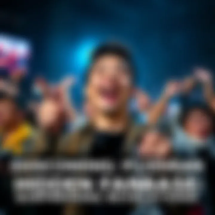 A passionate fan holding merchandise and smiling brightly, showcasing their unexpected enthusiasm for a celebrity.