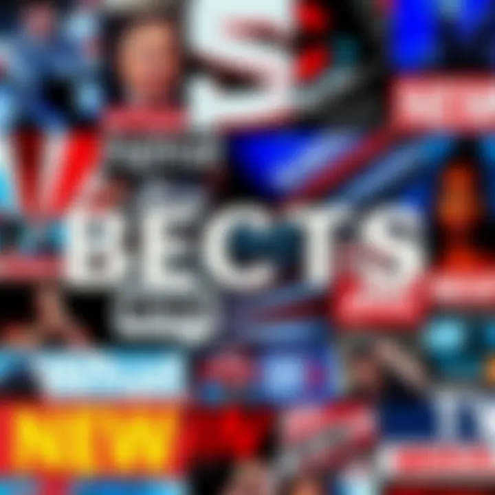 Surprising News Events A collage of recent surprising news headlines with vibrant colors and bold text.