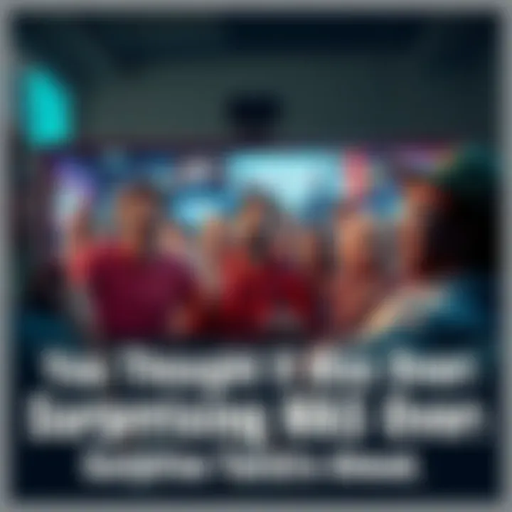 A group of people watching a news report with shocked expressions as new developments are revealed