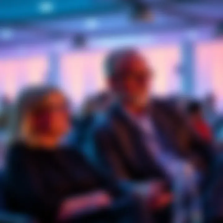 Susan Gerbic and Mick West talking about skepticism at an event