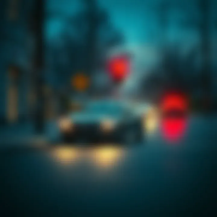 Suspicious car parked A suspicious car parked on the street for 30 minutes during a conspiracy research session