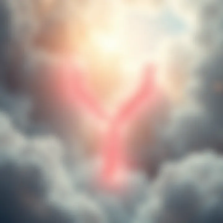 Symbol from a Dream A clear representation of a 'Y' shaped symbol, evoking thoughts of dreams and meanings, set against a soft, dreamy background.