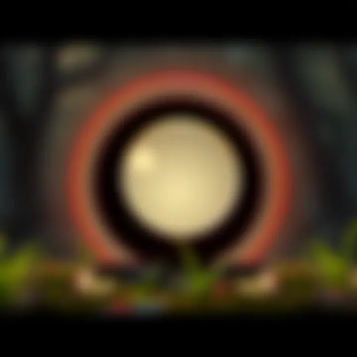 A yin-yang symbol representing balance and harmony, surrounded by serene nature.