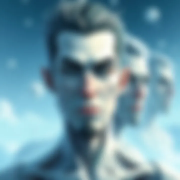 Illustration of Tall Whites showing their distinct features and characteristics, resembling humans but with notable differences.