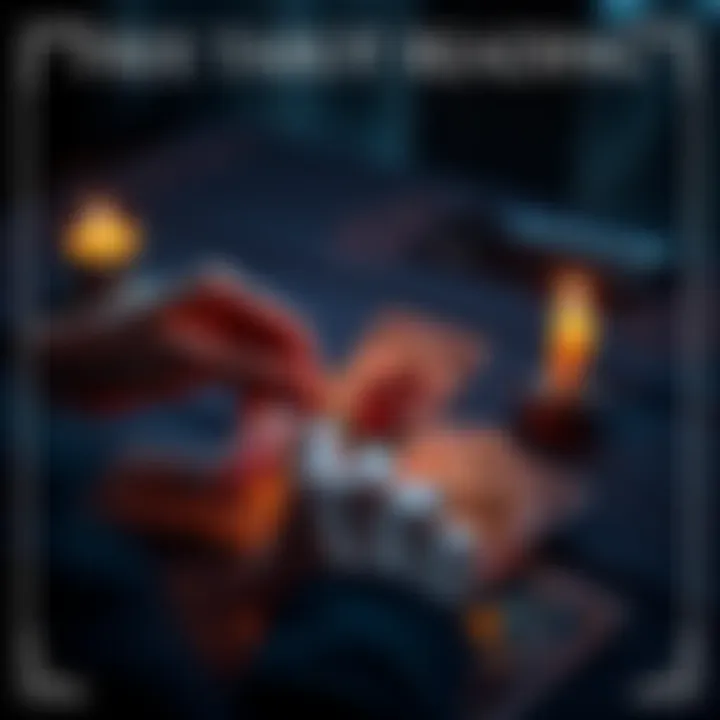 A person selecting a tarot card from a colorful deck, surrounded by mystical symbols and a lit candle, representing a tarot reading session.