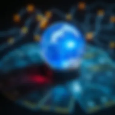 A set of tarot cards spread out with a glowing crystal ball, symbolizing psychic insights into hidden feelings.