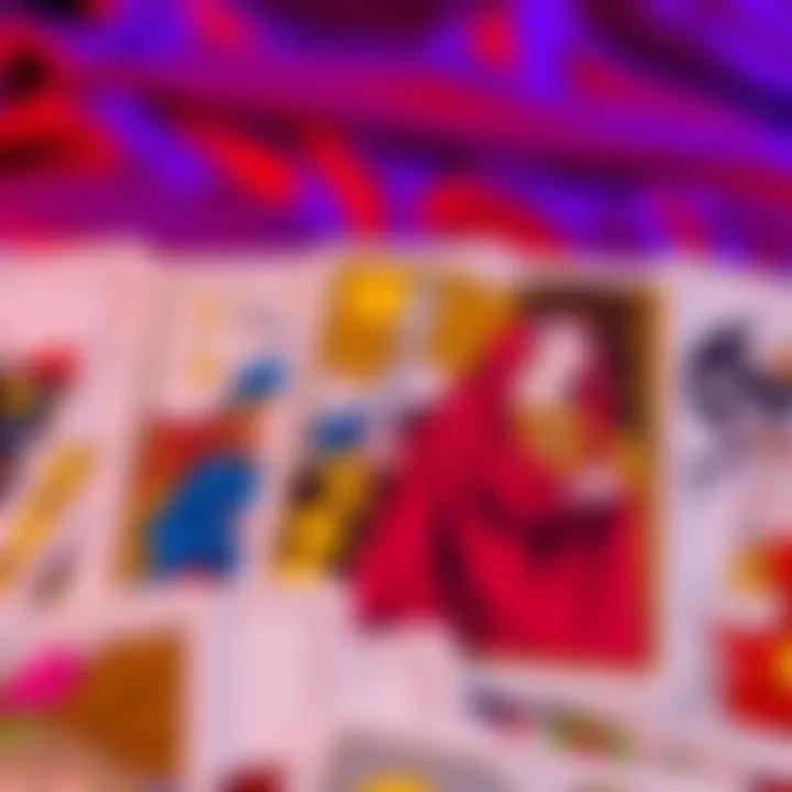 Tarot Cards Spread A tarot card spread featuring the Page of Swords reversed and the Queen of Swords, symbolizing emotional detachment and healing.