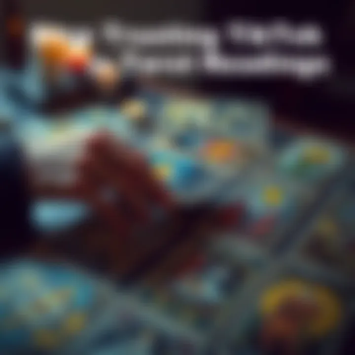 A person's hands shuffle tarot cards on a table, illustrating the concept of authentic tarot readings versus generic ones.