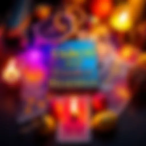 Tarot and Energy Reading Invitation A colorful graphic inviting people to join free tarot and energy readings. The image features tarot cards, energy symbols, and emojis, creating a welcoming atmosphere.
