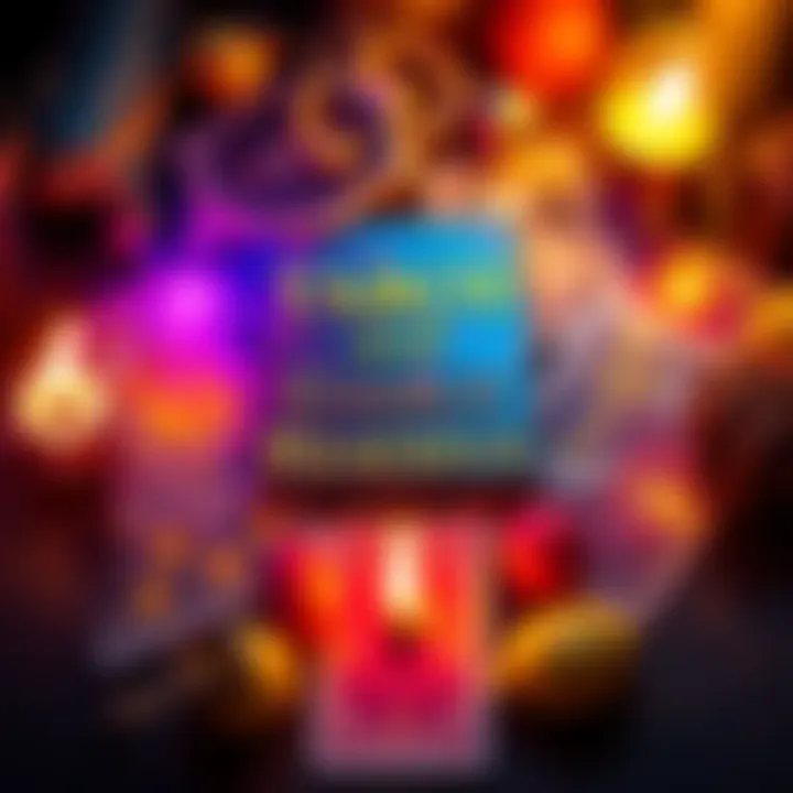 Tarot and Energy Reading Invitation A colorful graphic inviting people to join free tarot and energy readings. The image features tarot cards, energy symbols, and emojis, creating a welcoming atmosphere.