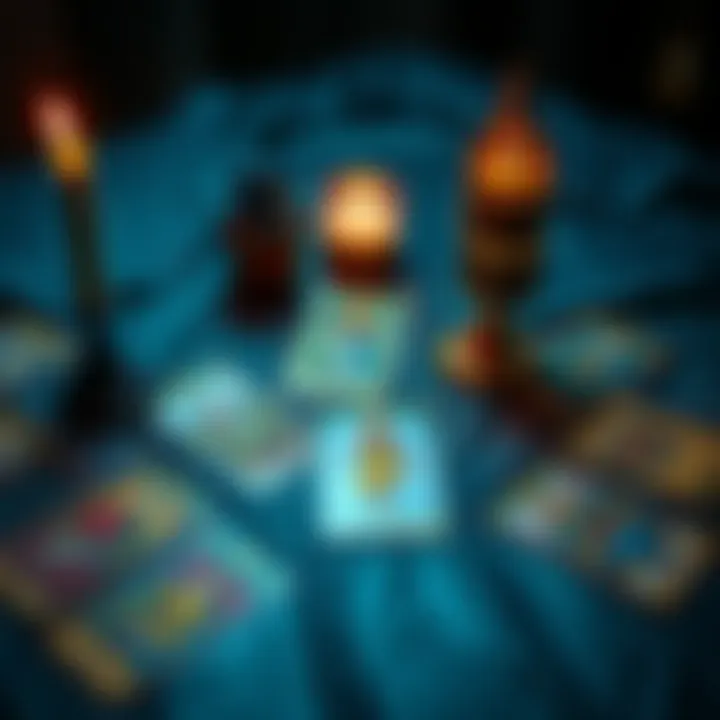 A tarot card spread on a table with friendship-themed cards, symbolizing personal growth and changing relationships.