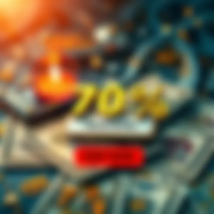 A promotional graphic showcasing tarot cards and numerology with a 70% discount label, inviting people to take advantage of free Yes/No readings.