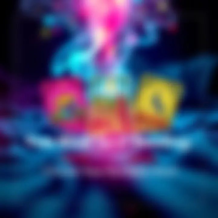 A colorful tarot card spread with three selected cards and a mystical background, inviting participants to choose numbers for a free reading.