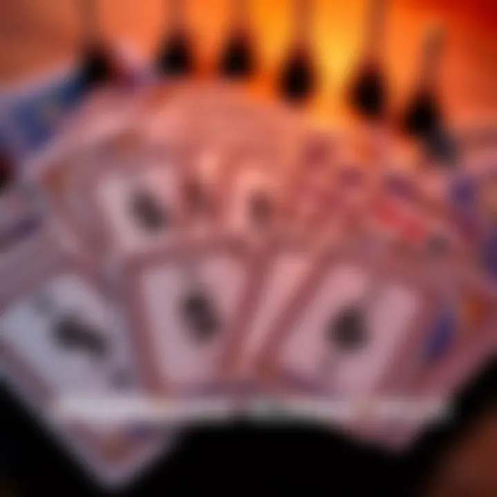 Tarot cards with recurring numbers A spread of tarot cards prominently showing multiple cards with the same number, illustrating the concept of recurring numbers in readings.