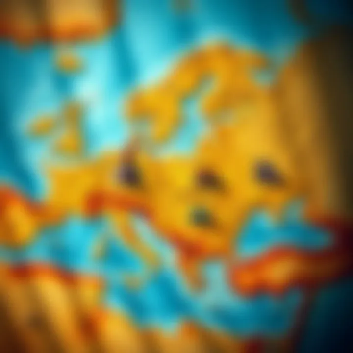 A detailed map highlighting regions associated with Tartaria, showing countries and key landmarks.