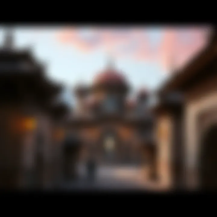 An impressive view of Tartarian architecture with intricate designs and unique structures, showcasing historical significance and beauty.