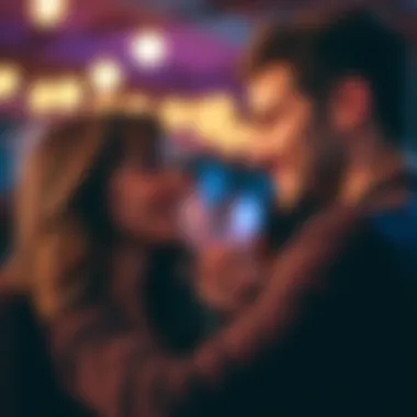 A person showing affection and interest, looking at another with a warm smile, symbolizing Taurus traits.