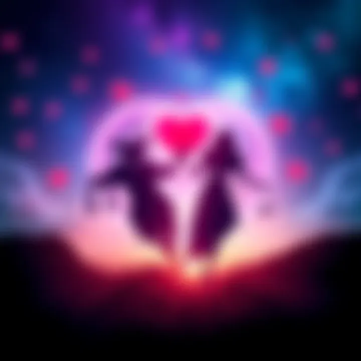 A graphic showing the Taurus and Libra zodiac signs with hearts symbolizing love and dating advice.