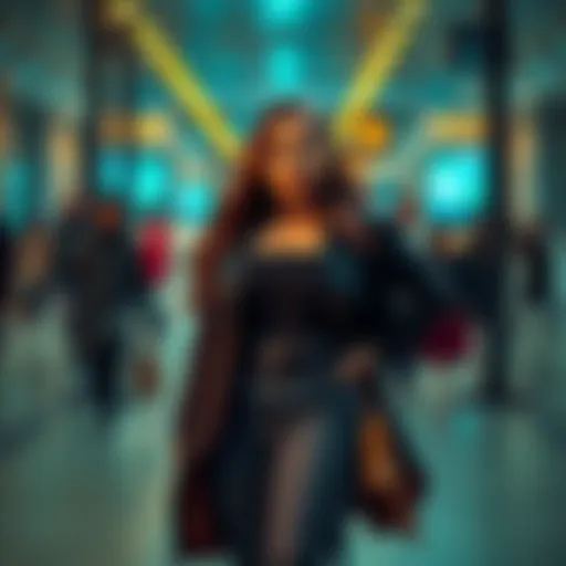 A confident Taurus woman with a curvy figure standing in a stylish outfit, showcasing her fashion sense and self-assurance.