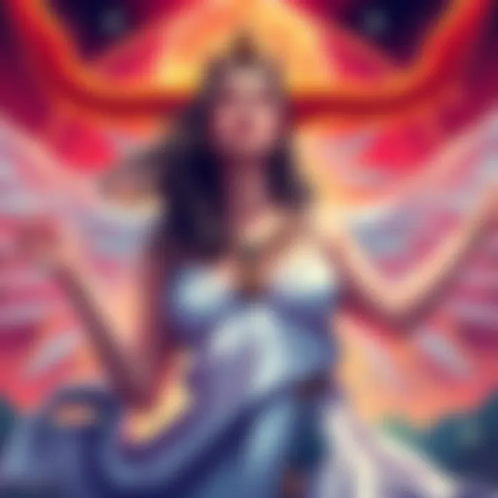 Taurus Woman as a Contemporary Goddess A powerful Taurus woman radiating strength and grace in a celestial-themed illustration