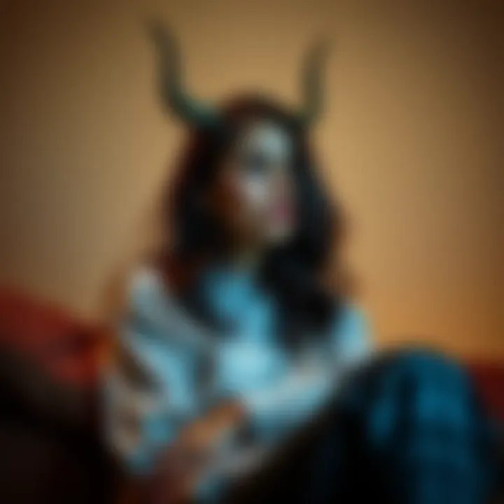 A Taurus woman sitting quietly, looking pensive as she reflects on her relationship challenges under stress.