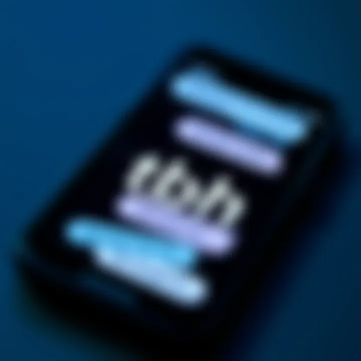 A smartphone screen displaying various text messages with the abbreviation tbh used in casual conversations.