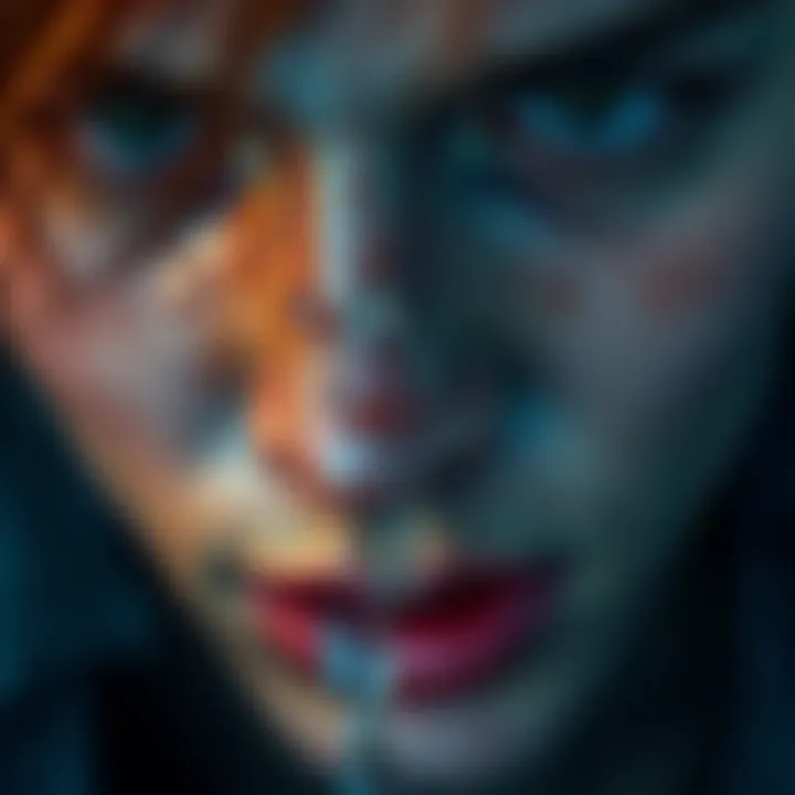 A close-up of a person with tears streaming down their face, expressing deep emotion and vulnerability.