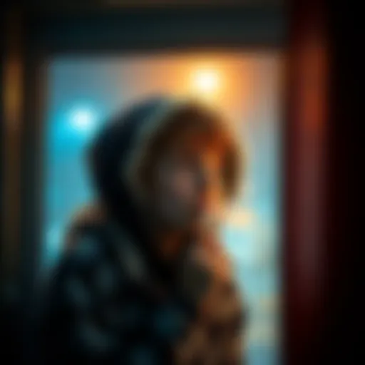 A teenager looks shocked as their parents catch them vaping by the window