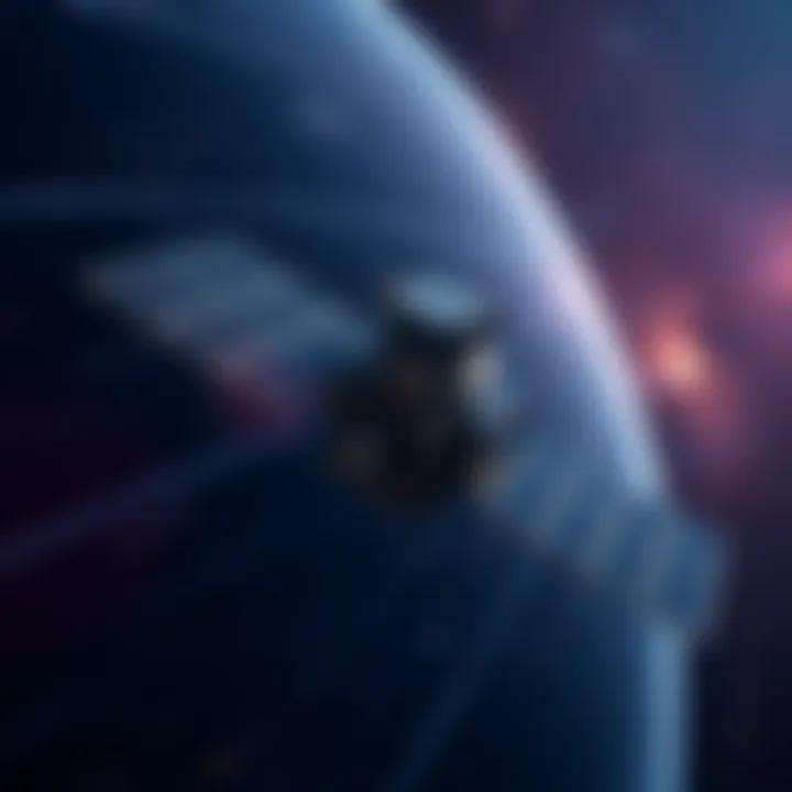 NASA's TESS satellite in orbit with stars in the background, highlighting a moment of data interruption during 3I/ATLAS opposition.