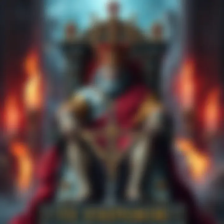 The Emperor Tarot card depicted with a strong figure seated on a throne, representing authority and personal growth after a breakup.
