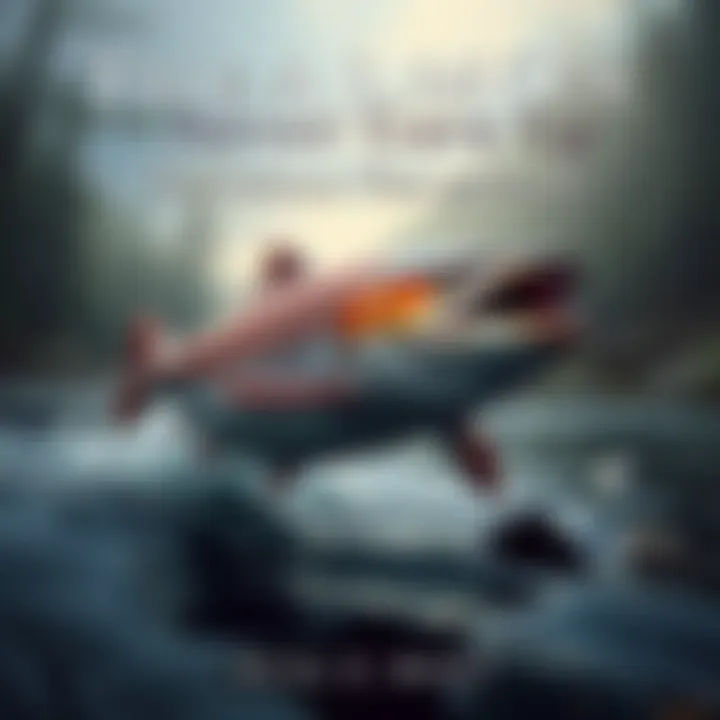 The Salmon That Never Gave Up Book Cover Cover of the book 'The Salmon That Never Gave Up' showing a determined salmon swimming upstream, symbolizing perseverance and faith.