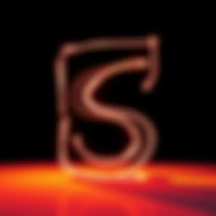 A clear depiction of The Cool S drawn in bold lines, showcasing its iconic design.