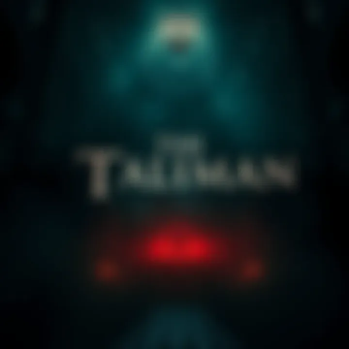 Scene from The Talisman A dark, atmospheric scene showcasing haunting imagery from 'The Talisman' film with eerie shadows and flickering lights.