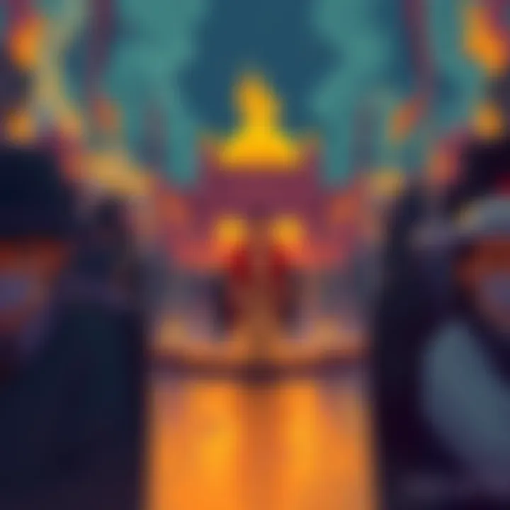 Cover illustration showing the character Trumpelman against a backdrop of a Jewish community setting