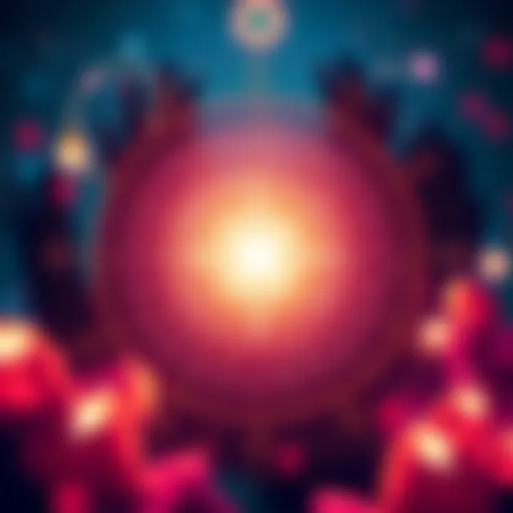 Astrological birth chart with Thelemic symbols and celestial images