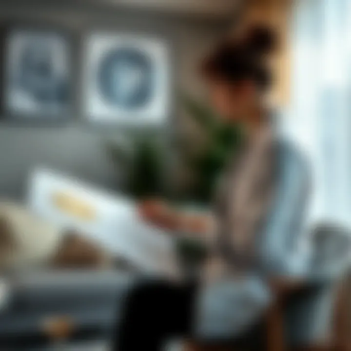 A licensed therapist reviews an astrology chart with a client in a cozy office setting, blending psychological support with astrological insights.