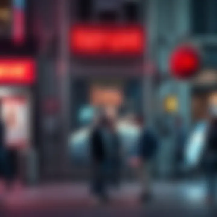 A scene showcasing a 'They Live' advertisement in a surprising location, with fans commenting on its impact.
