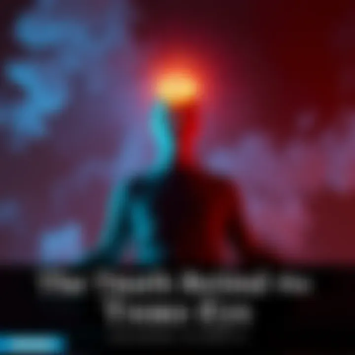 Person meditating with a glowing third eye A person in a meditative pose with a bright light above their forehead, symbolizing the third eye concept