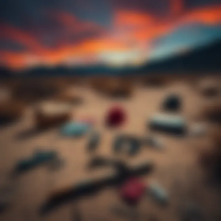 Third Person Missing Near Los Alamos A deserted area in New Mexico showing personal belongings left behind, symbolizing the disappearance of a third person near Los Alamos National Laboratory.