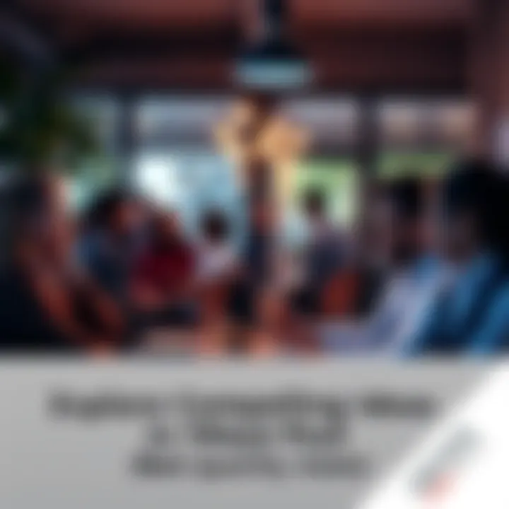 A group of people engaged in a lively conversation, sharing ideas and insights in a cozy setting.