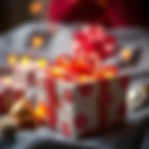 A beautifully wrapped gift with a personal touch, symbolizing Capricorn's love through thoughtful gift-giving