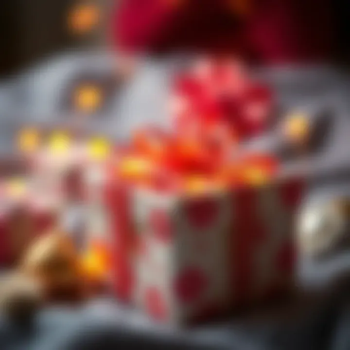 A beautifully wrapped gift with a personal touch, symbolizing Capricorn's love through thoughtful gift-giving