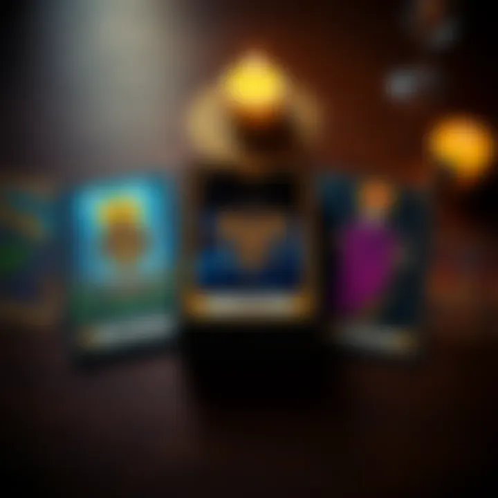 A spread of three tarot cards laid out on a table, symbolizing a spiritual reading and guidance from spirit guides.