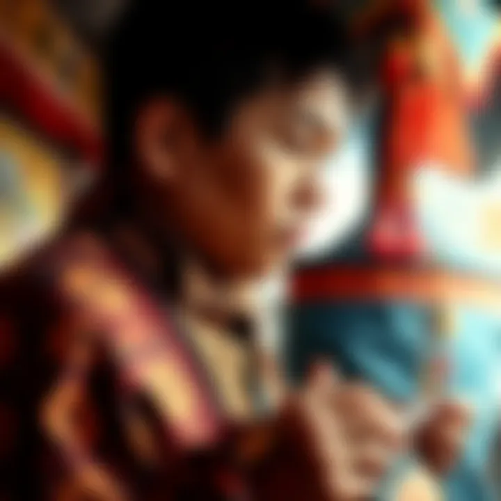 Tibetan Lyrics Assistance A person looking for help with Tibetan song lyrics, showcasing a sense of community and language learning through music.