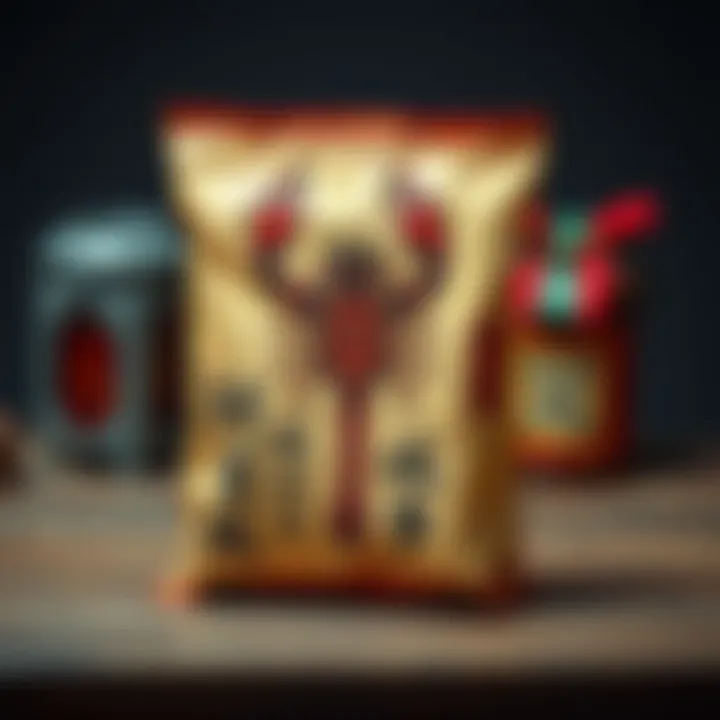 A Tibetan product package featuring a scorpion illustration and Chinese text