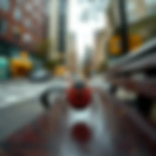 A close-up of a tick on a park bench in a city, highlighting the urban environment where ticks are being found.