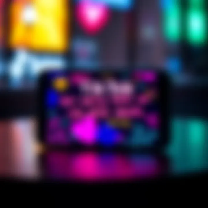 A smartphone screen displays a TikTok video about reincarnation, featuring colorful graphics and text discussing life after death.