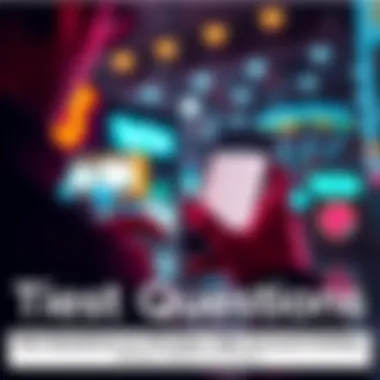 A person looking at a smartphone displaying TikTok test questions to resolve account strikes